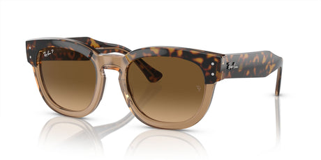 Ray-Ban Mega Hawkeye 0RB0298SF 1292M2 53 Havana On Transparent Brown/ Brown 53 / Crystal / Acetate / Propionate