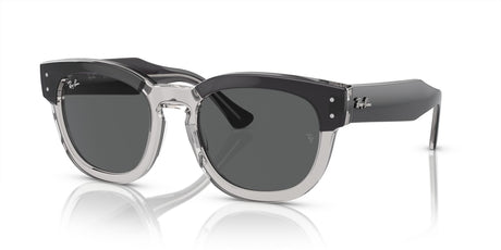 Ray-Ban Mega Hawkeye 0RB0298SF 1396B1 53 Dark Grey On Transparent Grey/ Dark Grey 53 / Crystal / Acetate / Propionate