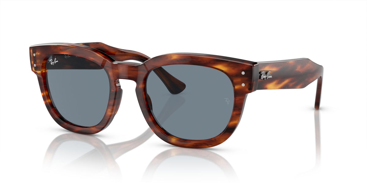 Ray-Ban Mega Hawkeye 0RB0298S 954/62 53 Striped Havana/ Blue