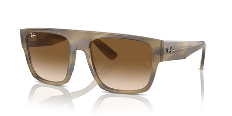 Ray-Ban Drifter 0RB0360S 140551 57 Striped Green/ Clear & Brown