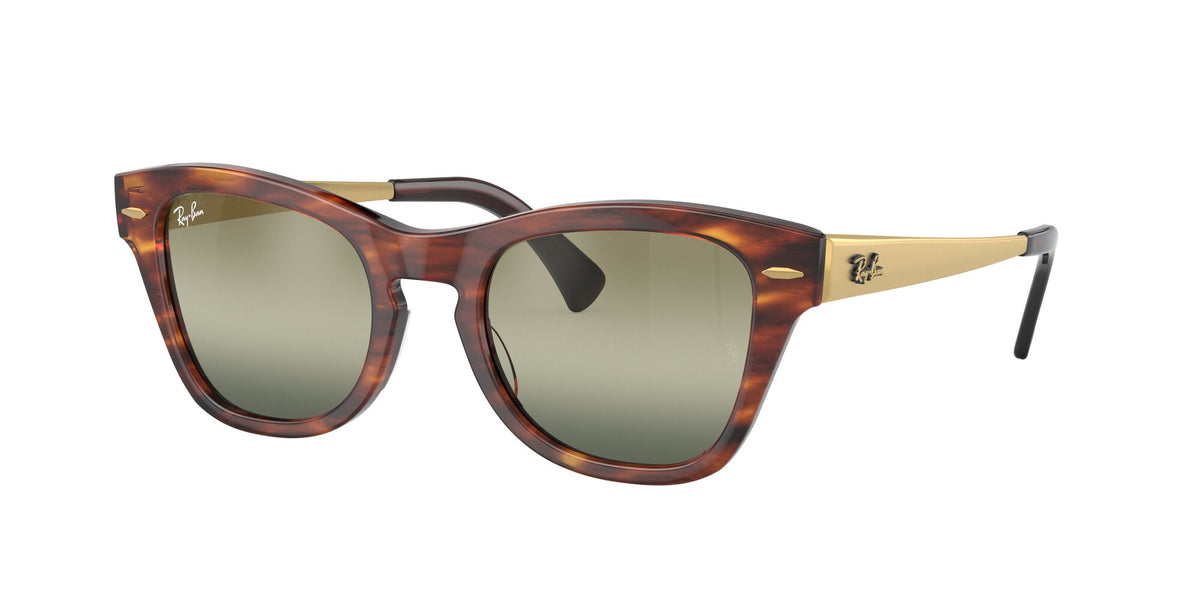 Ray-Ban0RB0707SM 954/G4 50 Striped Havana/ Green 50 / Crystal / Propionate / Aluminium