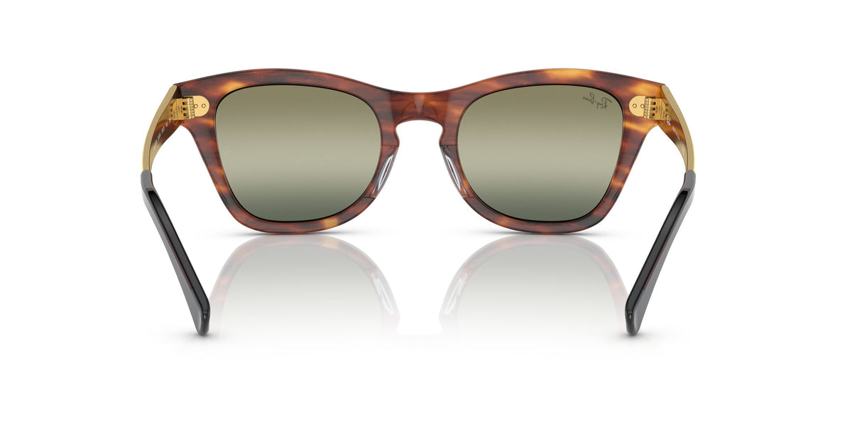 Ray-Ban0RB0707SM 954/G4 50 Striped Havana/ Green 50 / Crystal / Propionate / Aluminium