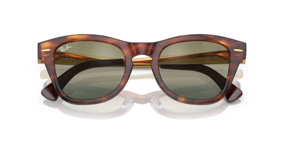 Ray-Ban0RB0707SM 954/G4 53 Striped Havana/ Green 53 / Crystal / Propionate / Aluminium