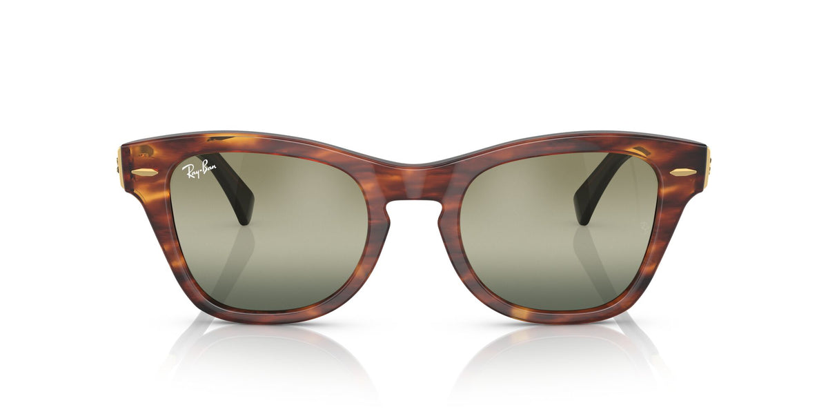 Ray-Ban0RB0707SM 954/G4 50 Striped Havana/ Green 50 / Crystal / Propionate / Aluminium