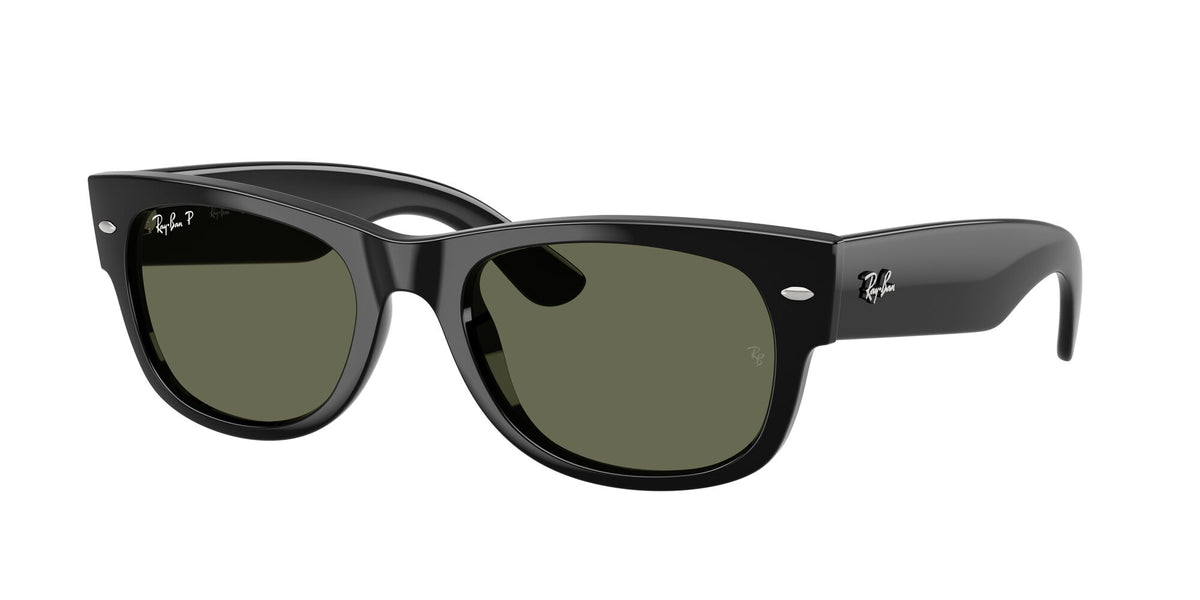 Ray-Ban 0RB0832S901/5855 Mega Wayfarer II Black/ Green Polarized