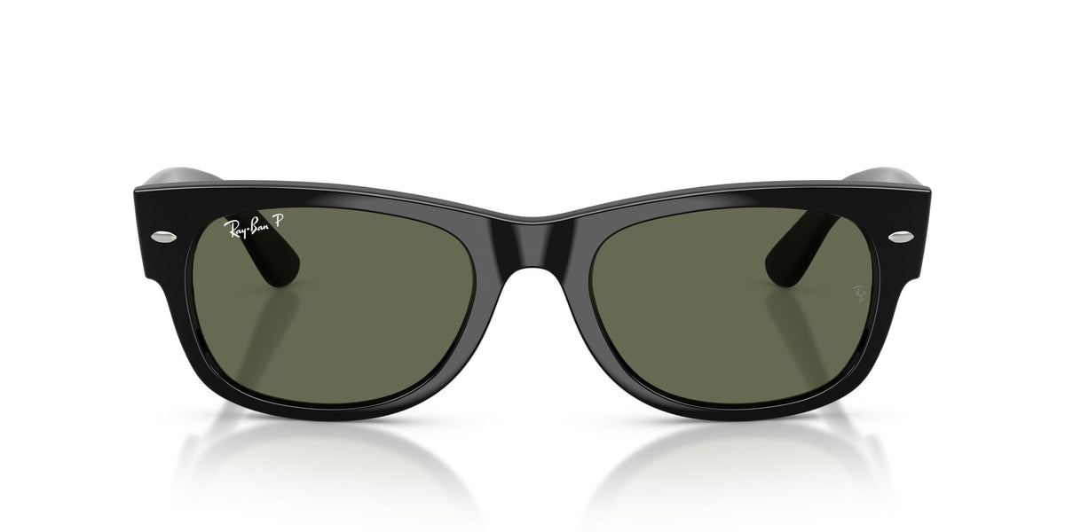 Ray-Ban 0RB0832S901/5855 Mega Wayfarer II Black/ Green Polarized