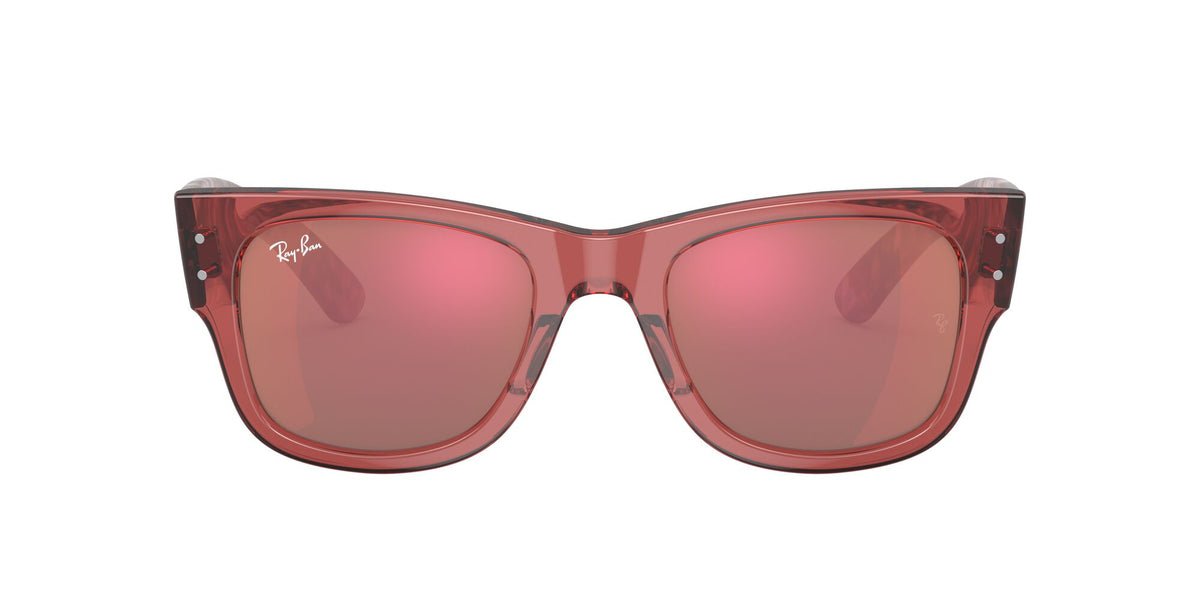 RB 0840SF Ray-Ban Mega Wayfarer Transparent Pink / Red 52 52 / Crystal / Propionate / Propionate