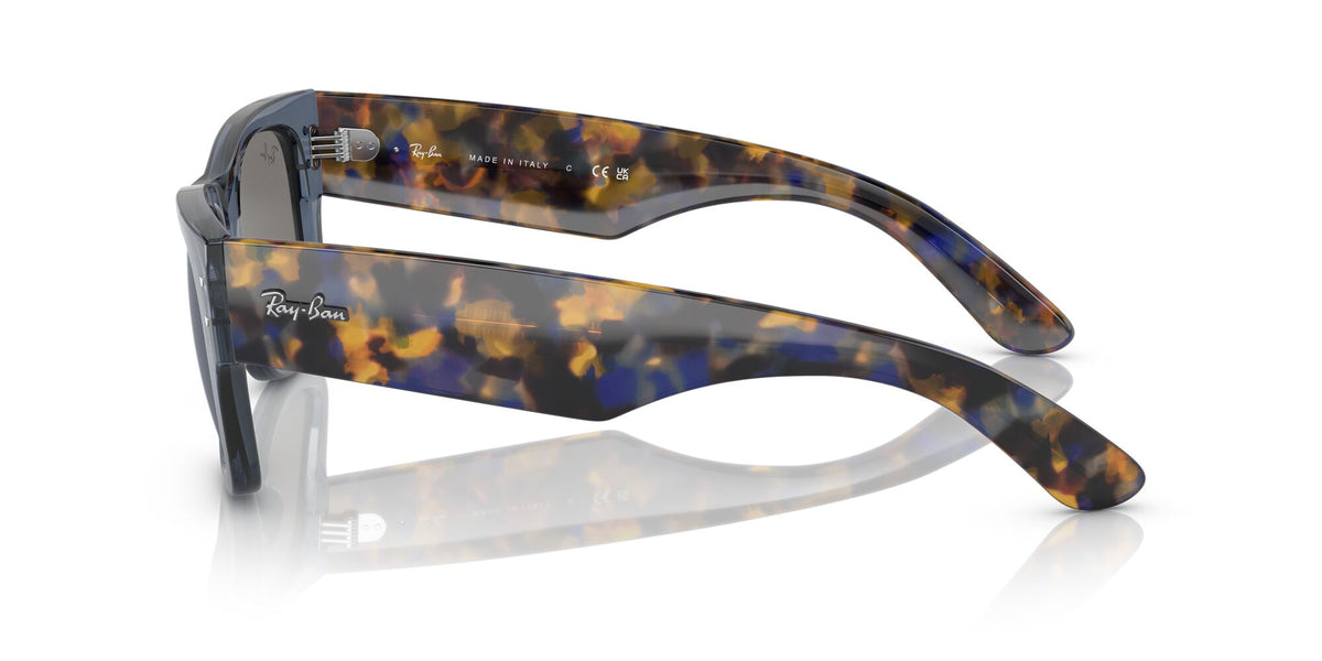 RB 0840SF Ray-Ban Mega Wayfarer Transparent Dark Blue / Blue 52 52 / Crystal / Propionate / Propionate