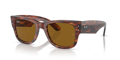 Ray-Ban Mega Wayfarer 0RB0840SF 954/33 52 Striped Havana/ Brown