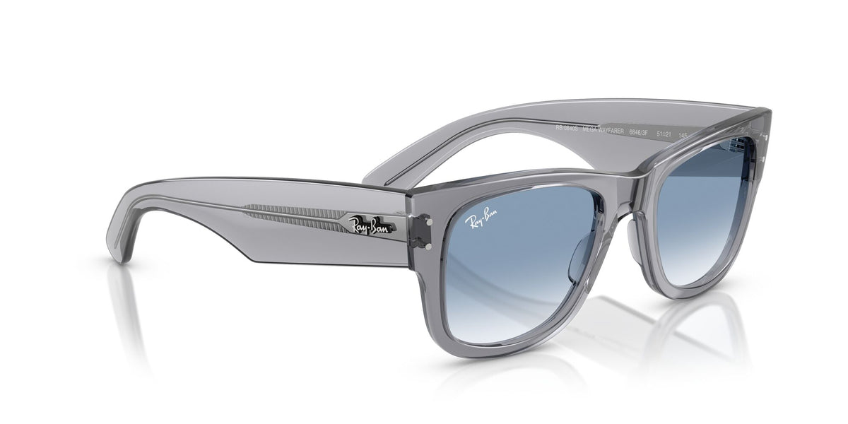 Ray-Ban 0RB0840S68463F51 Transparent Grey/ Clear Gradient Blue