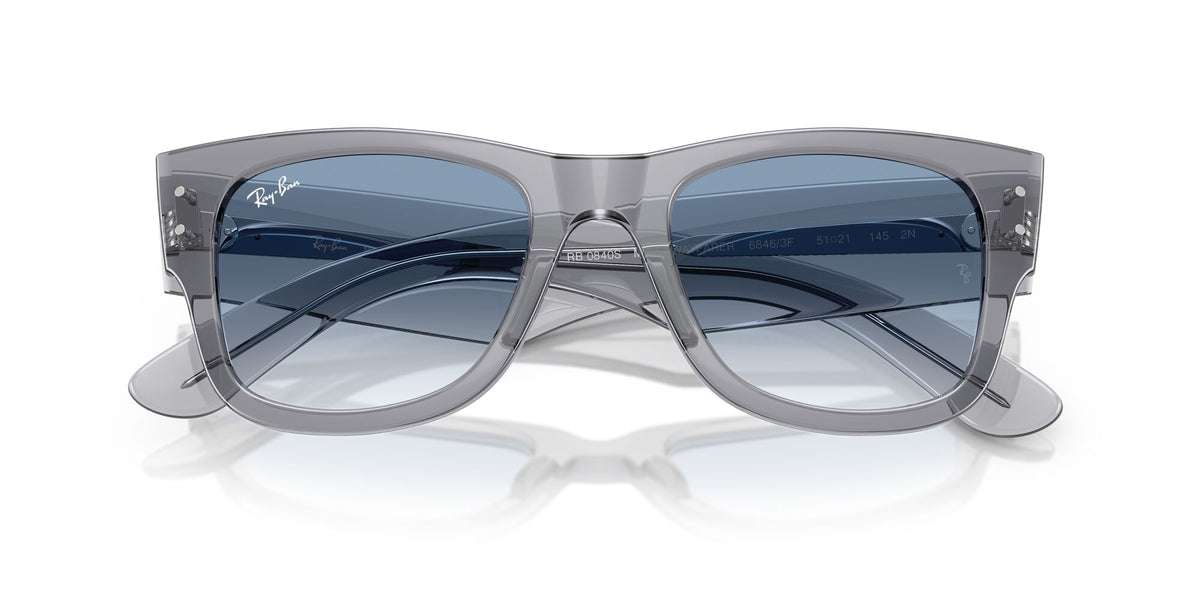 Ray-Ban 0RB0840S68463F51 Transparent Grey/ Clear Gradient Blue
