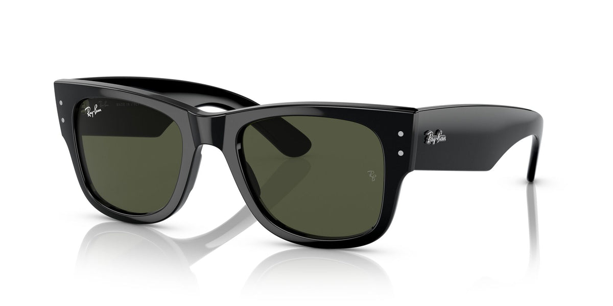 Ray-Ban Mega Wayfarer 0RB0840S 901/31 51 Black/ Green