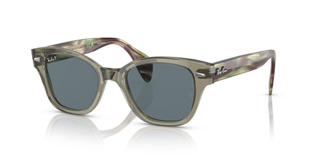 RB 0880SF Ray-Ban  Transparent Green / Dark Blue 53 53 / Crystal / Propionate / Acetate