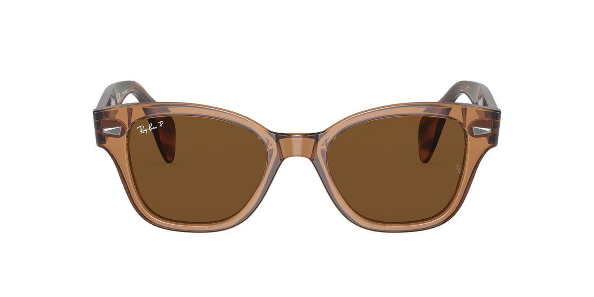 RB 0880SF Ray-BanTransparent Brown / Brown 53 53 / Crystal / Propionate / Acetate
