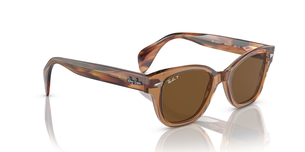 RB 0880SF Ray-BanTransparent Brown / Brown 53 53 / Crystal / Propionate / Acetate
