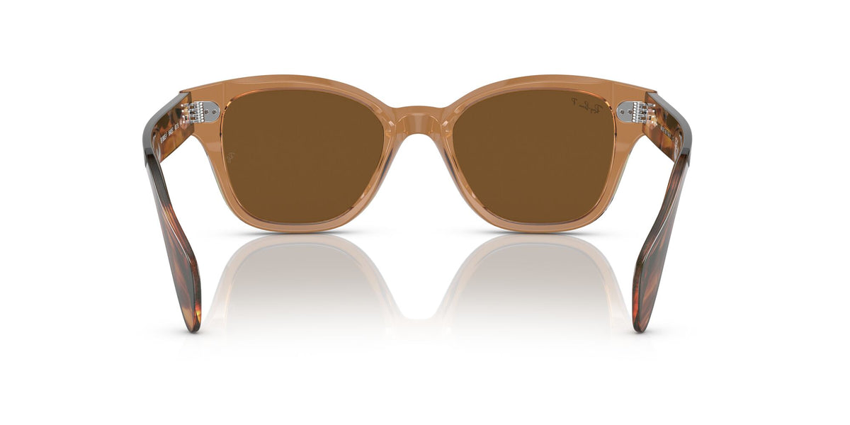 RB 0880SF Ray-BanTransparent Brown / Brown 53 53 / Crystal / Propionate / Acetate