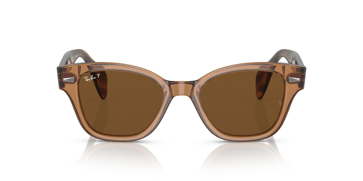 RB 0880SF Ray-BanTransparent Brown / Brown 53 53 / Crystal / Propionate / Acetate