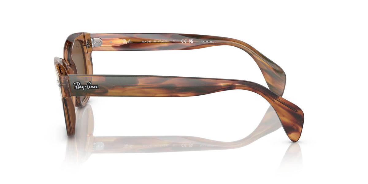 RB 0880SF Ray-BanTransparent Brown / Brown 53 53 / Crystal / Propionate / Acetate