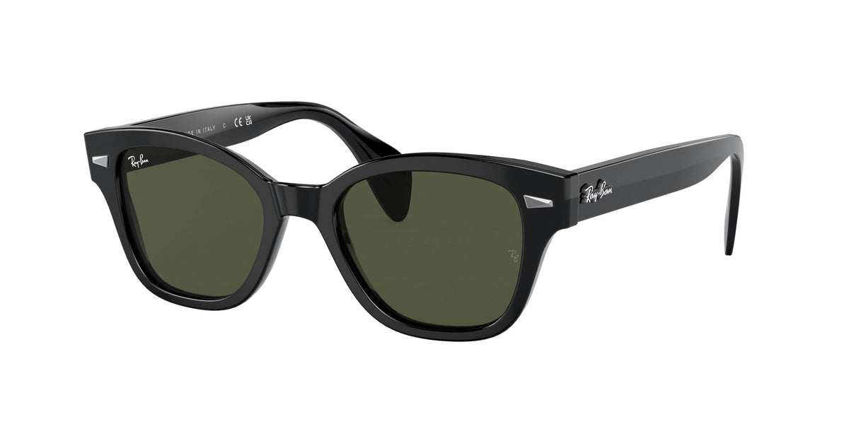 Ray-Ban0RB0880SF 901/31 53 Black/ Green