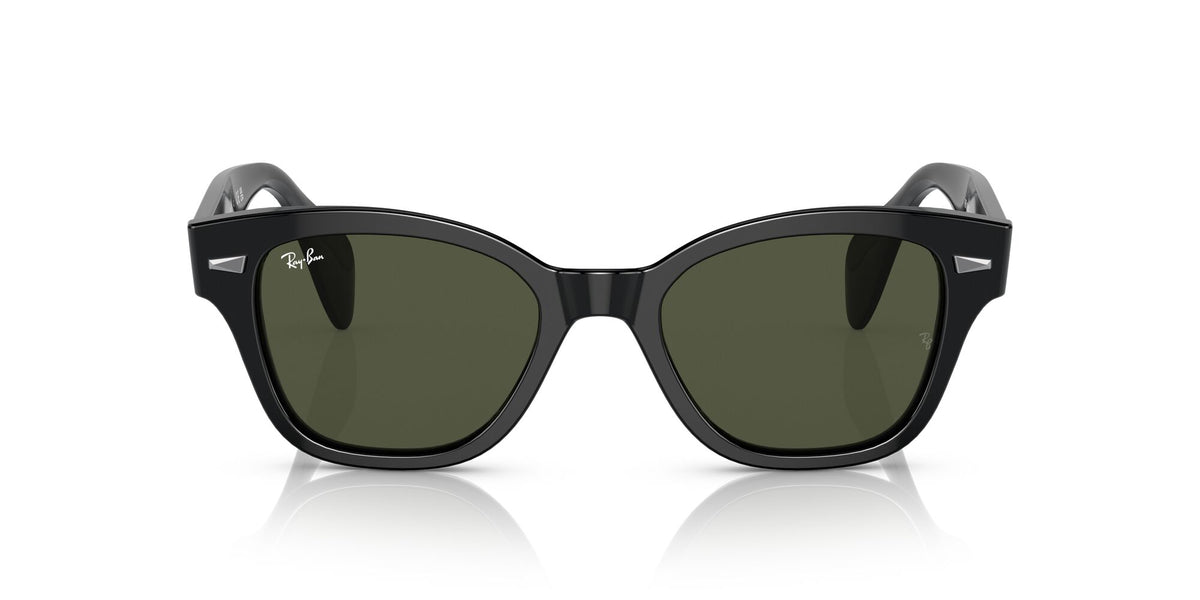 Ray-Ban0RB0880SF 901/31 53 Black/ Green