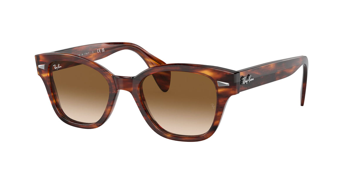 Ray-Ban0RB0880SF 954/51 53 Striped Havana/ Brown