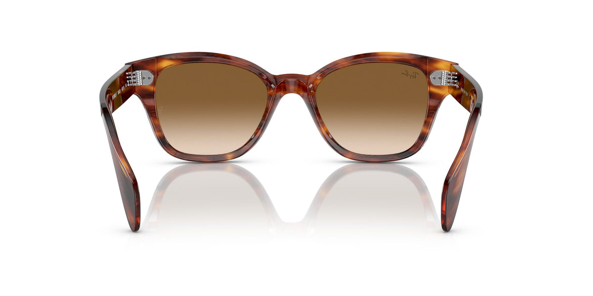 Ray-Ban0RB0880SF 954/51 53 Striped Havana/ Brown