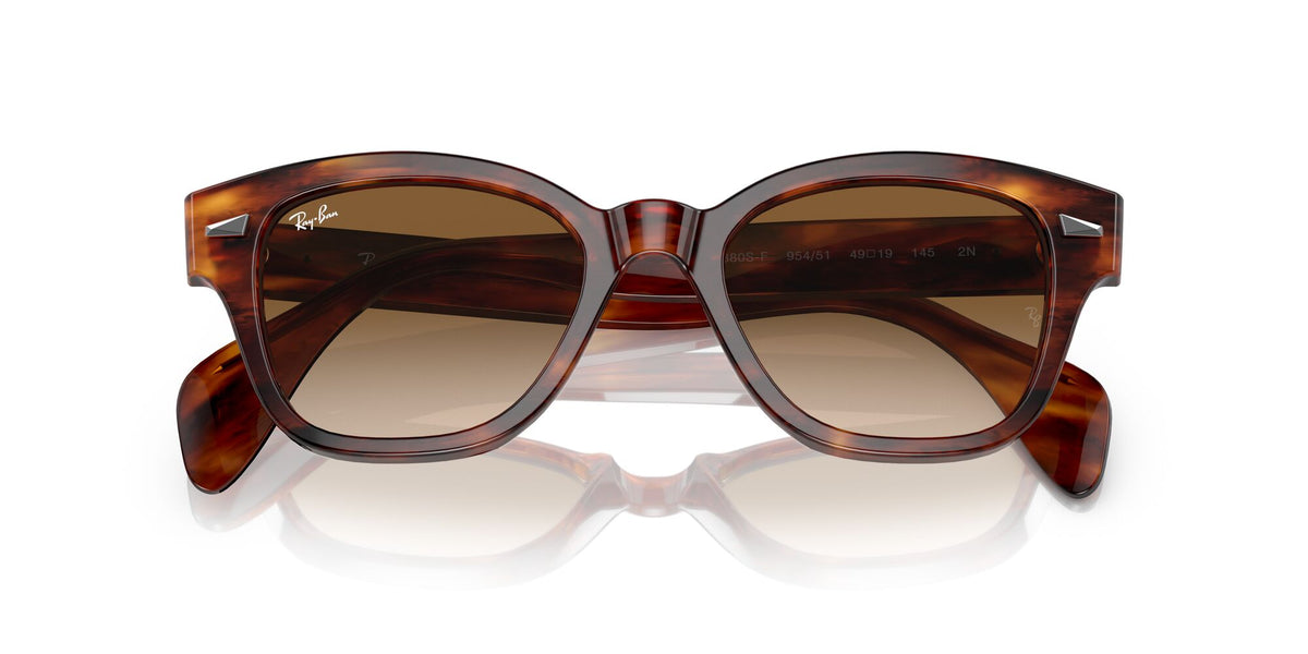Ray-Ban0RB0880SF 954/51 53 Striped Havana/ Brown