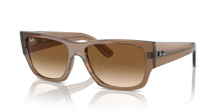 Ray-Ban Carlos 0RB0947SF 664051 56 Transparent Light Brown/ Clear & Brown