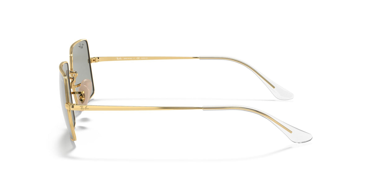 RB 1969 Ray-Ban Rectangle Gold / Photo Grey Mirror Grey 54 54 / Crystal / Metal / Metal