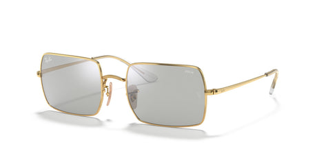 RB 1969 Ray-Ban Rectangle Gold / Photo Grey Mirror Grey 54 54 / Crystal / Metal / Metal