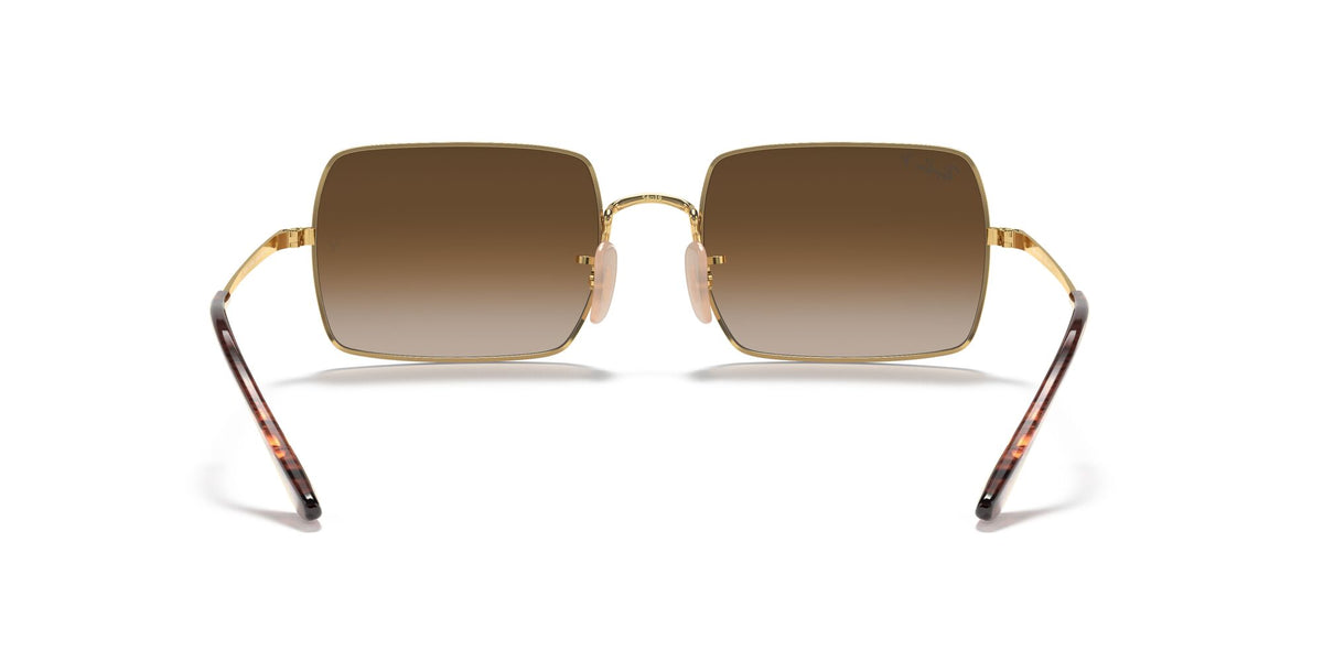 Ray-Ban Rectangle 0RB1969 9147M2 54 Gold/ Brown