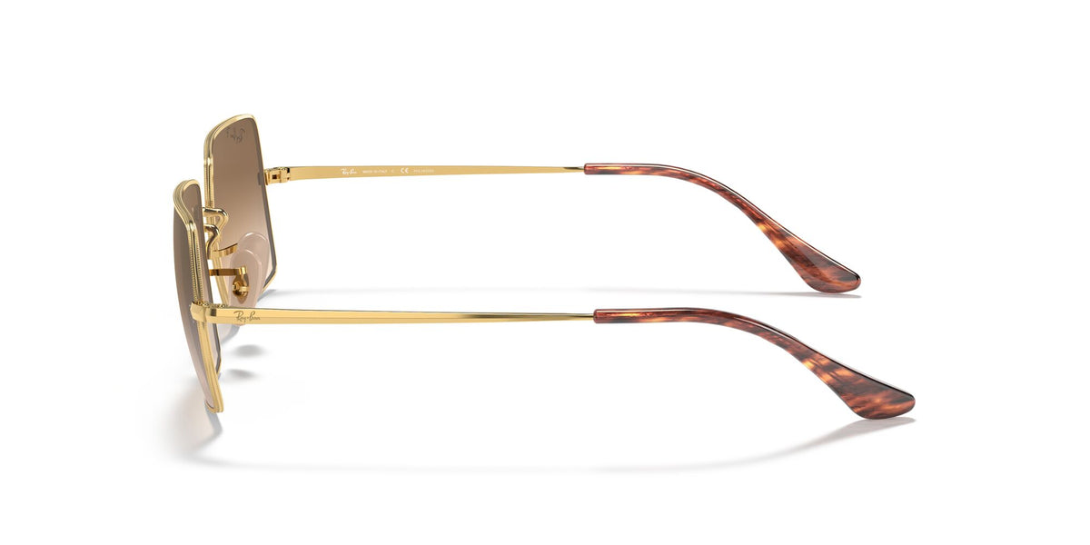 Ray-Ban Rectangle 0RB1969 9147M2 54 Gold/ Brown