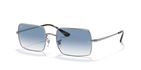 RB 1969 Ray-Ban Rectangle Silver / Light Blue Gradient 54 54 / Crystal / Metal / Metal