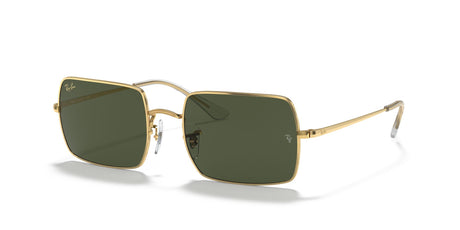 Ray-Ban Rectangle 0RB1969 919631 54 Gold/ Green 54 / Crystal / Metal / Metal