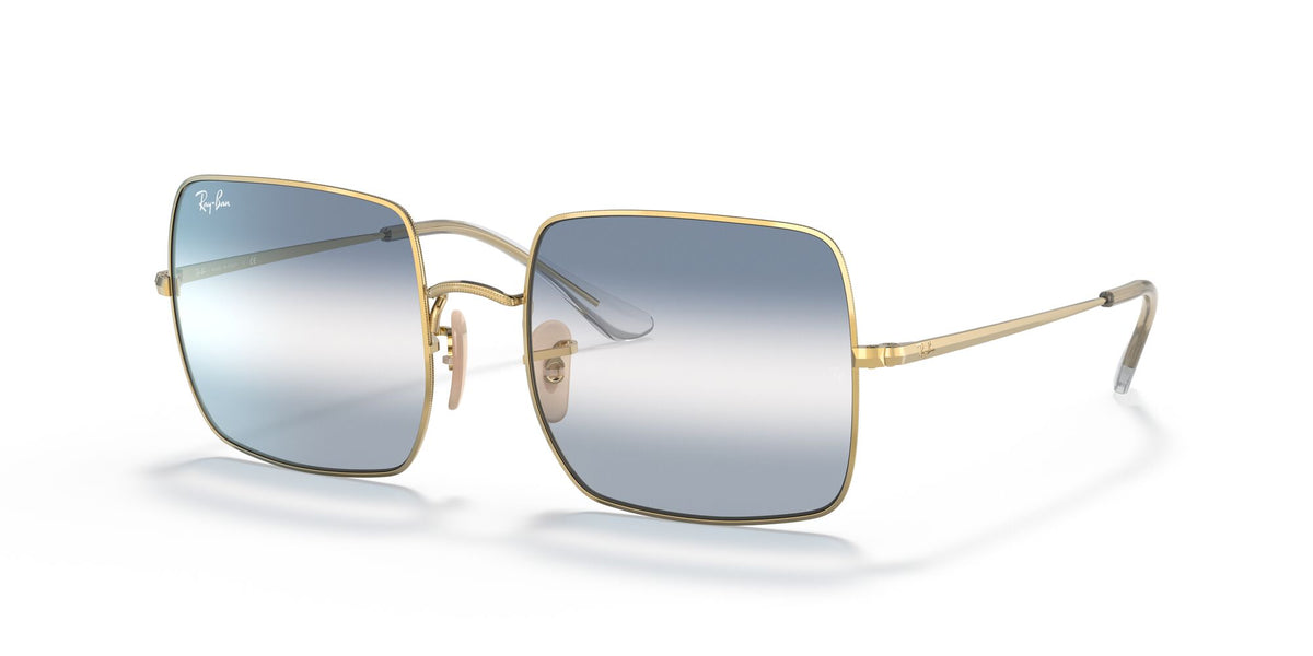 Ray-Ban Square 0RB1971 001/GA 54 Gold/ Clear Blue Gradient 54 / Crystal / Metal / Metal