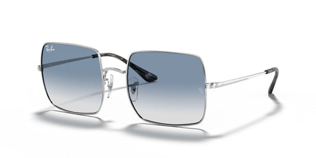 Ray-Ban Square 0RB1971 91493F 54 Silver/ Light Blue Gradient 54 / Crystal / Metal / Metal