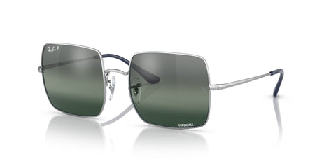 RB 1971 Ray-Ban Square Silver / Blue 54 54 / Crystal / Metal / Metal