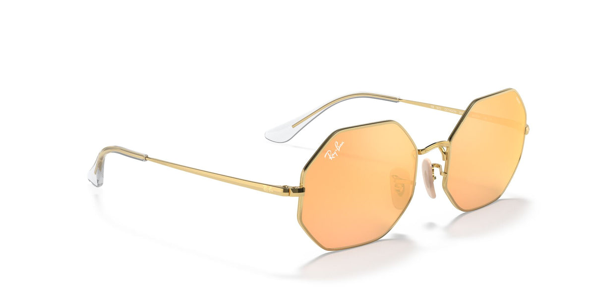 Ray-Ban Octagon 0RB1972 001/B4 54 Gold/ Photo Orange Mirror Gold