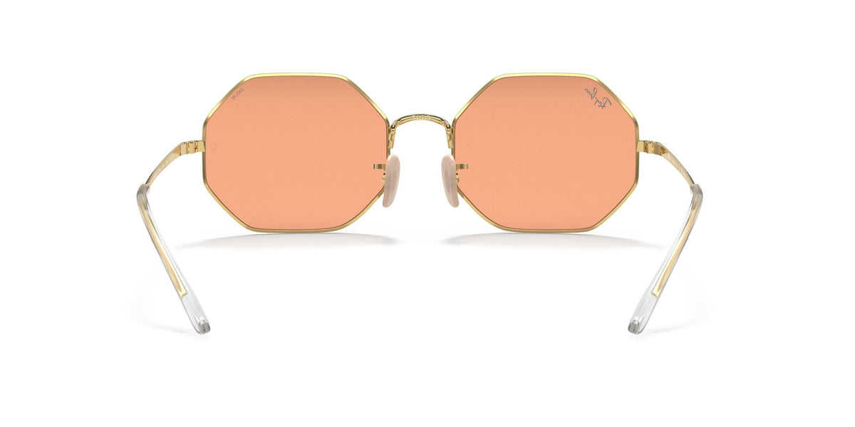Ray-Ban Octagon 0RB1972 001/B4 54 Gold/ Photo Orange Mirror Gold