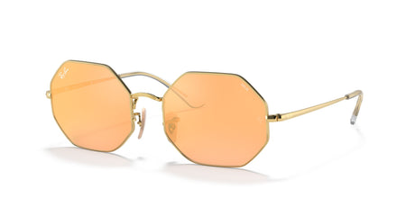 Ray-Ban Octagon 0RB1972 001/B4 54 Gold/ Photo Orange Mirror Gold