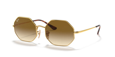 Ray-Ban Octagon 0RB1972 914751 54 Gold/ Light Brown Gradient 54 / Crystal / Metal / Metal