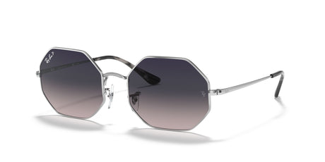 RB 1972 Ray-Ban Octagon Silver / Polarised Blue Gradient Grey 54 54 / Crystal / Metal