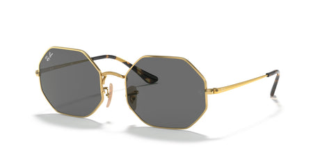 Ray-Ban Octagon 0RB1972 9150B1 54 Gold/ Dark Grey 54 / Crystal / Metal / Metal