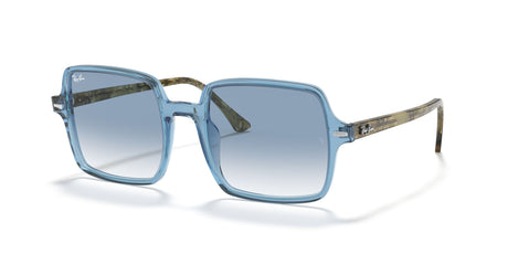 RB 1973 Ray-Ban Square Ii Transparent Light Blue / Light Blue Gradient 53 53 / Crystal / Acetate / Acetate
