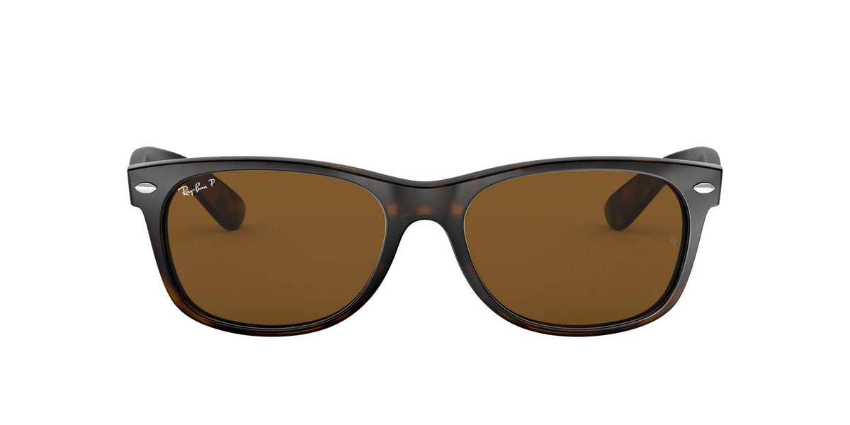 Ray-Ban New Wayfarer 0RB2132 902/57 55 Tortoise/ Brown - Blue Star Eyewear