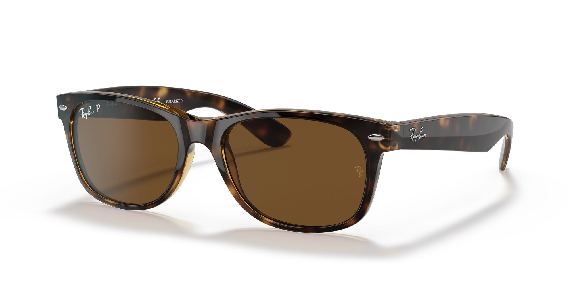 
                          Ray-Ban New Wayfarer 0RB2132 902/57 55 Tortoise/ Brown 55 / Crystal / Nylon / Nylon
                        