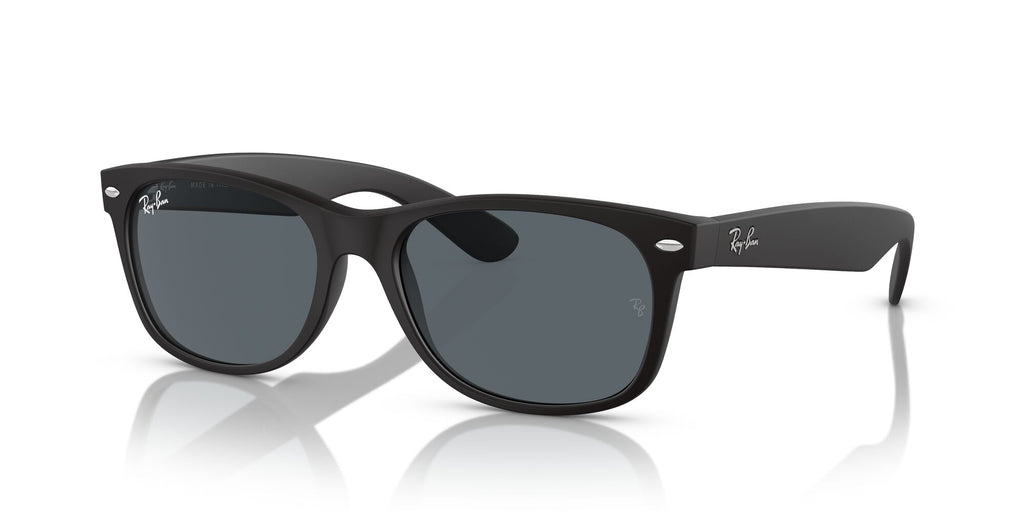 Ray-Ban New Wayfarer Low Bridge Fit 0RB2132F 622/R5 55 Black/ Blue