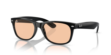 Ray-Ban New Wayfarer Low Bridge Fit 0RB2132F 601/4B 55 Black/ Pink 55 / Crystal / Nylon / Nylon