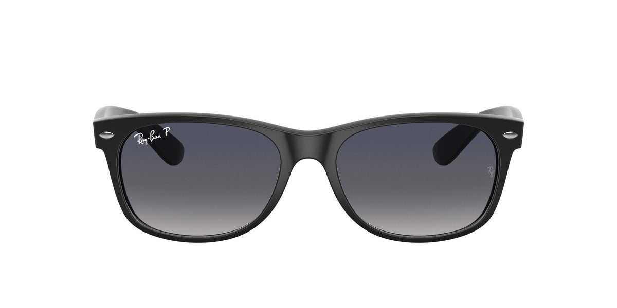 Ray-Ban New Wayfarer 0RB2132 601S78 55 Black/ Blue/Grey - Blue Star Eyewear