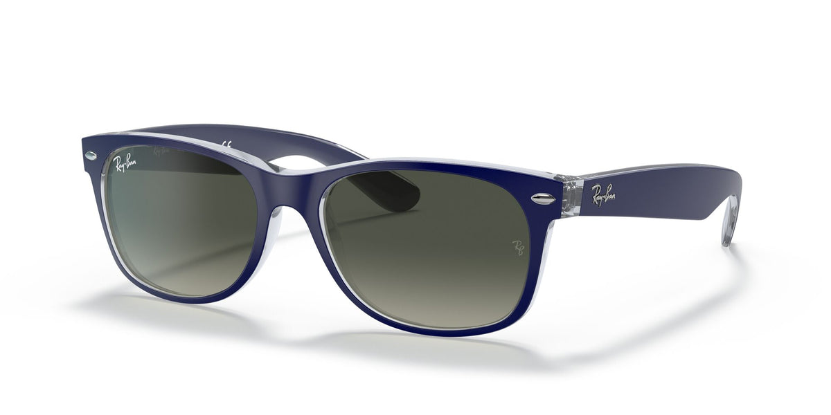 Ray-Ban New Wayfarer 0RB2132 605371 55 Blue/ Grey 55 / Crystal / Nylon / Nylon